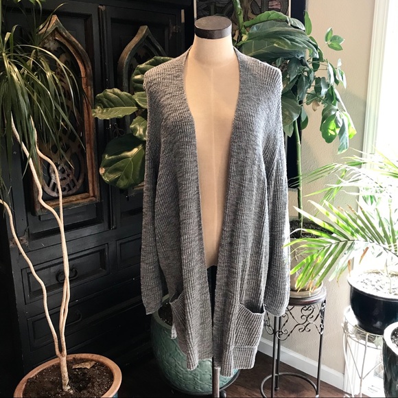 Sonoma Sweaters - Sonoma 2X slouchy gray cardigan sweater